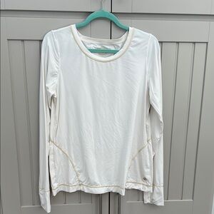 Lilly Pulitzer Cream Fitted Long Sleeve Tee